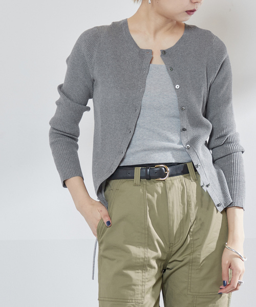 VERMEIL par iena（ヴェルメイユパーイエナ） ニットカーディガン FREE