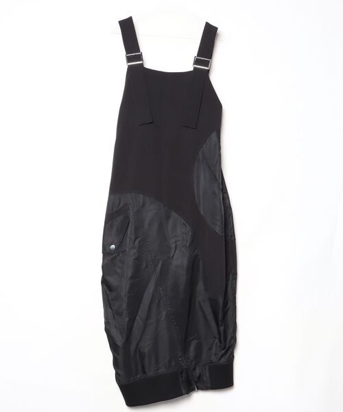 UN3D.（アンスリード） サロペットスカート 38 ブラック レディース