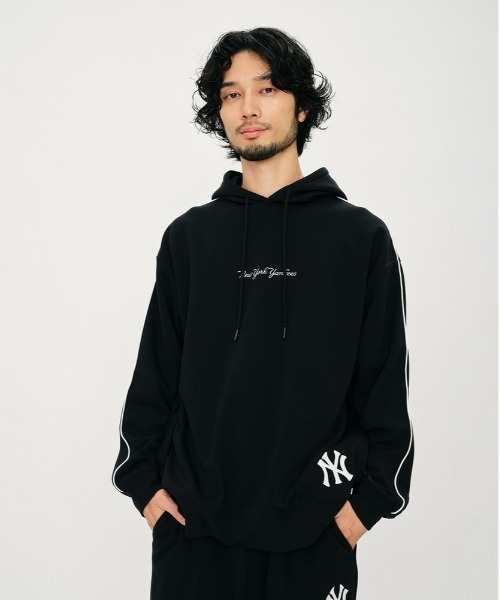 Right-on（ライトオン） パーカー 「MLB」刺繍ロゴ スウェットパーカー