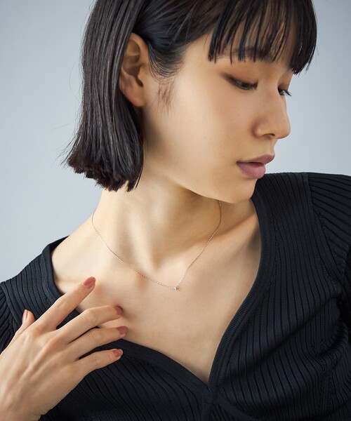 ネックレス PT900/850 ネックレス ダイヤモンド レディースの画像