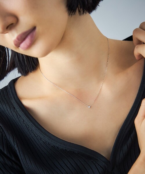 ネックレス PT900/850 ネックレス ダイヤモンド レディースの画像