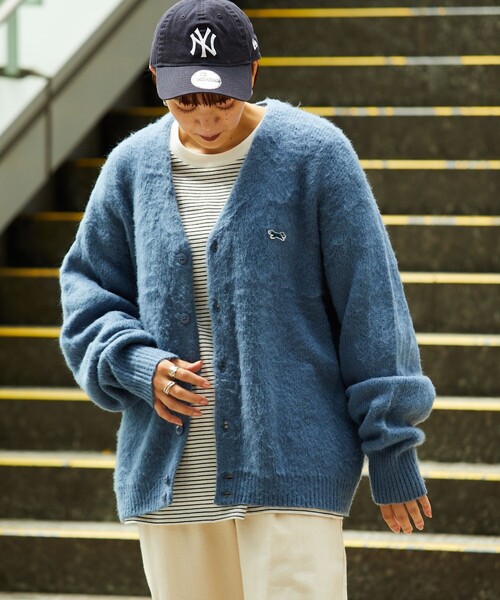 TOWNCRAFT（タウンクラフト） カーディガン SMALL サックスブルー