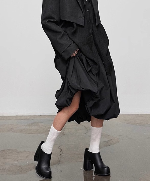 「chuclla」 スカート S ブラック レディース_画像3