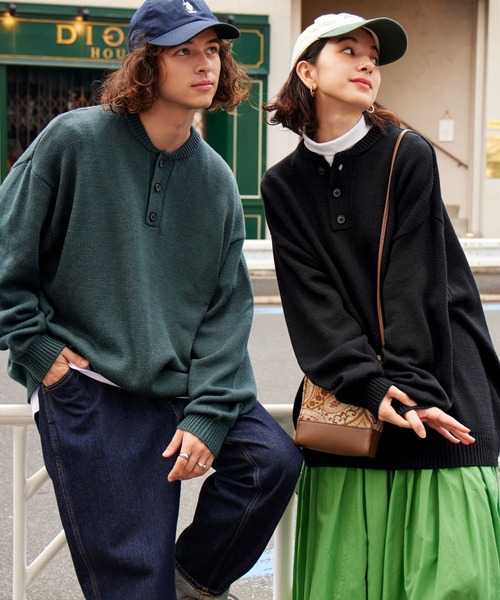 「BARK MANHATTAN」 長袖ニット M アイボリー メンズ_画像5