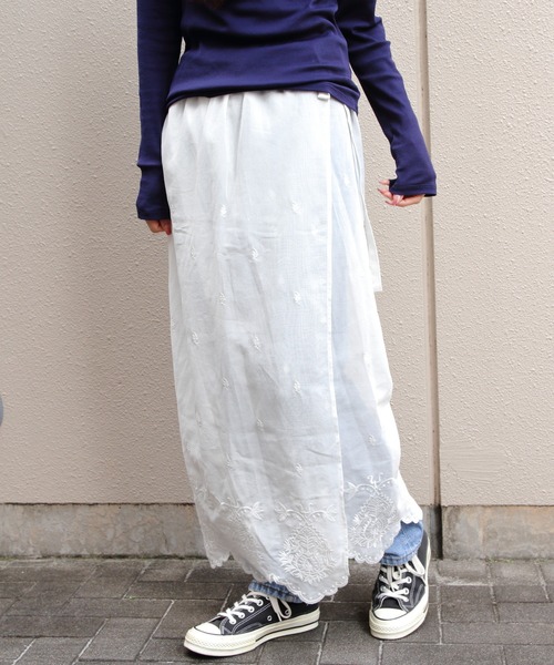 スカート THE SHINZONE/シンゾーン　レースエプロンスカート　LACE APRON SKIRT　26SMSSK02　2点セットの画像