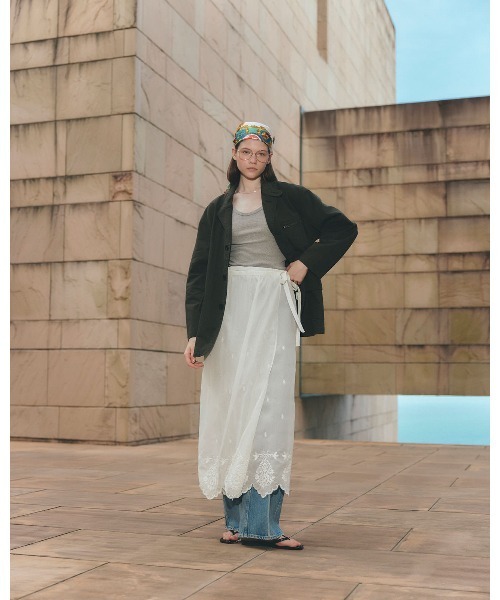 スカート THE SHINZONE/シンゾーン　レースエプロンスカート　LACE APRON SKIRT　26SMSSK02　2点セットの画像