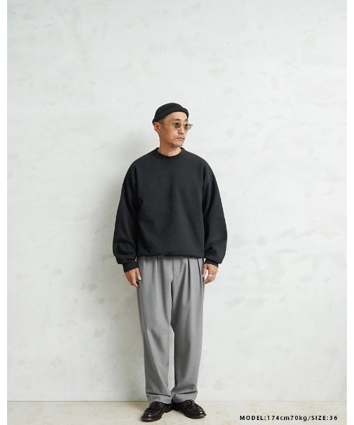 WAIPER.inc M-49 ストレッチトラウザー テーパード 黒 38 WAIPER.inc パンツ WAIPER.inc US ARMY FICTIONAL M-49 ストレッチ