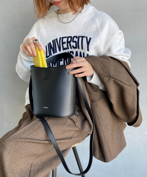 YAHKI（ヤーキ） ショルダーバッグ バッグ クロスボディ バケツ型2WAY