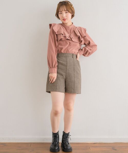 「RETRO GIRL」 ショートパンツ FREE ブラック レディース_画像2