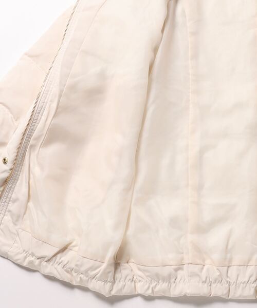 「INTERPLANET」 ダウンジャケット MEDIUM アイボリー レディース_画像2