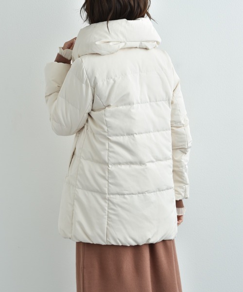 「INTERPLANET」 ダウンジャケット MEDIUM アイボリー レディース_画像6