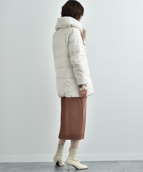 「INTERPLANET」 ダウンジャケット MEDIUM アイボリー レディース_画像9