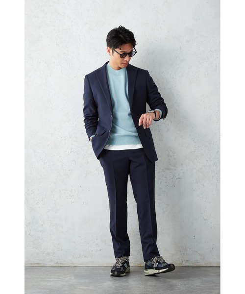 スーツセレクト ビジネススーツセットアップ ネイビー　AB8　2パンツ SUIT SELECT | スーツセレクト公式通販