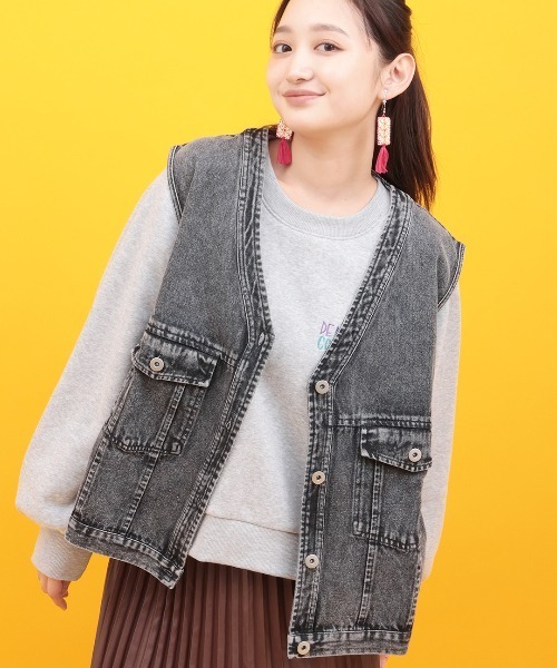 チチカカ（TITICACA） ベスト ジレ Orale! カラーデニムベスト