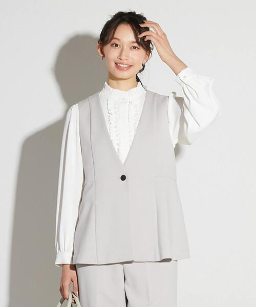 MELROSE claire（メルローズクレール） ベスト ジレ 「MELROSE CLAIRE