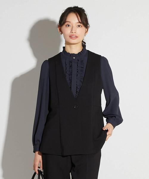 MELROSE claire（メルローズクレール） ベスト ジレ 「MELROSE CLAIRE