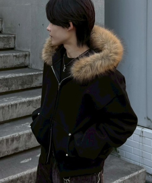 Chikashitsu+（チカシツプラス） パーカー 「Chikashitsu +」cropped