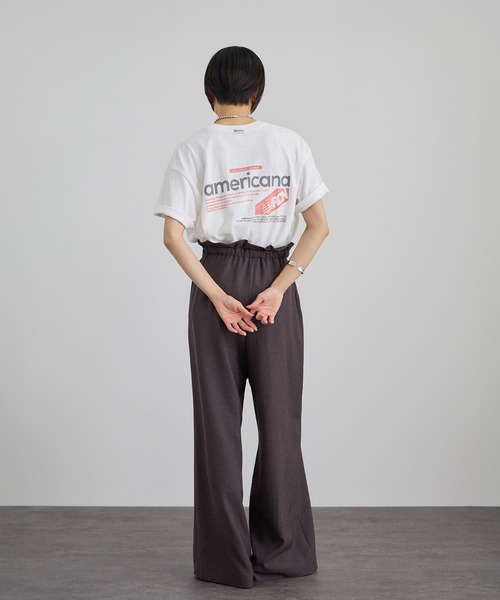 AMERICANA（アメリカーナ） tシャツ 半袖 「Americana（アメリカーナ