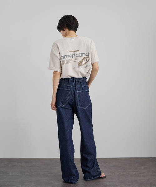 AMERICANA（アメリカーナ） tシャツ 半袖 「Americana（アメリカーナ