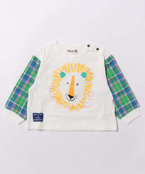Rag Mart（ラグマート） tシャツ ライオンプリント長袖Tシャツ キッズ