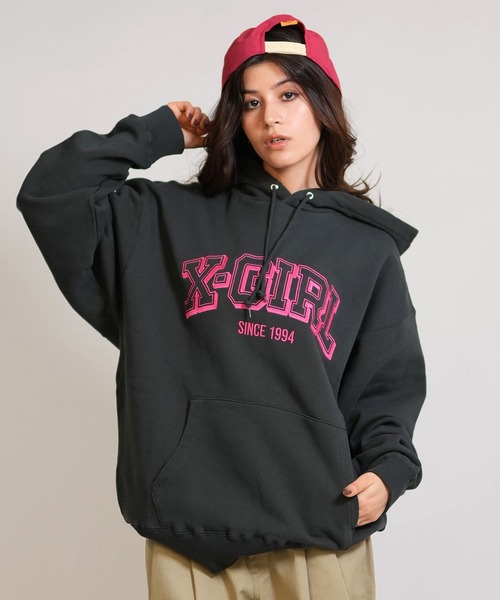 X-girl（エックスガール） パーカー 「ムラサキスポーツ限定」X-GIRL