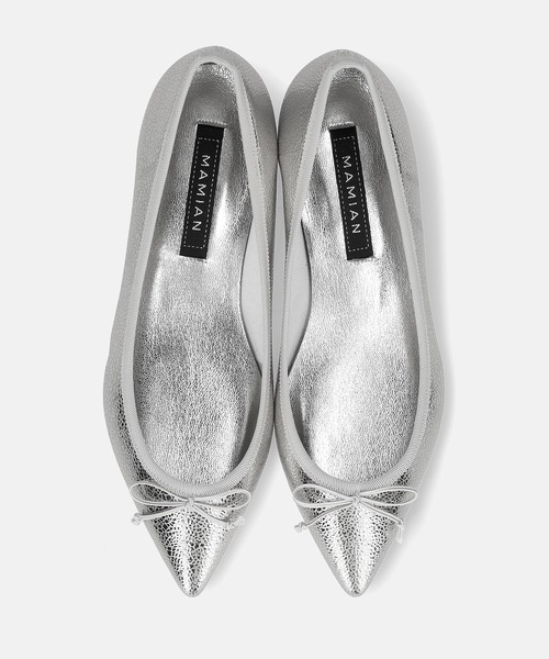 「MAMIAN」 バレエシューズ 23.5cm ブラック レディース_画像8