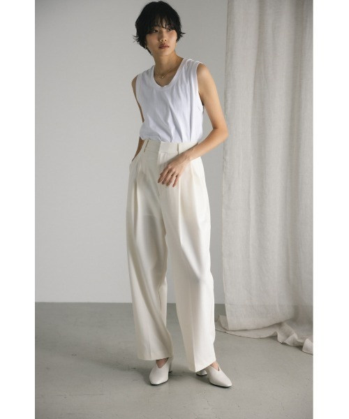 「STYLEMIXER」 スラックス X-SMALL オレンジ レディース_画像2