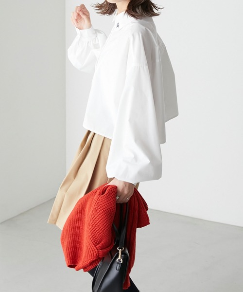 「BONLECILL」 長袖ブラウス FREE オフホワイト レディース_画像3