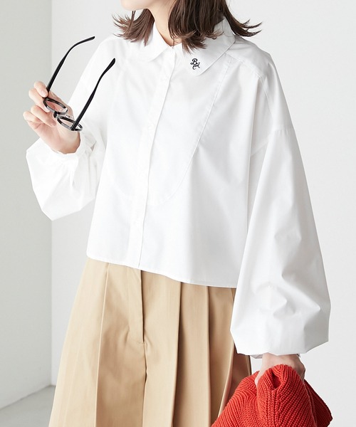 「BONLECILL」 長袖ブラウス FREE オフホワイト レディース_画像5