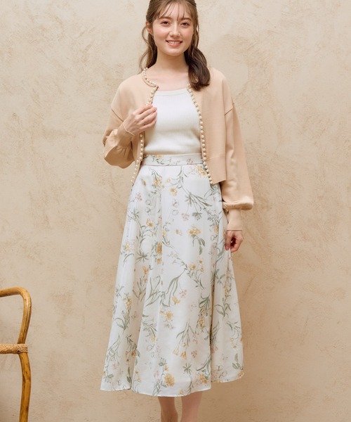 「NOELA」 フレアスカート M ピンク レディース_画像6