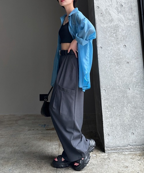 PAGEBOY（ページボーイ） ワイドパンツ パンツ ドロポケワイドコクーン