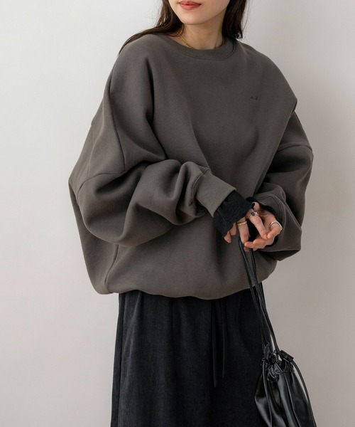 「NOAHL」 スウェットカットソー FREE ベージュ レディース_画像2