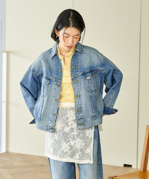 ★専用です【ご購入様が決まりました】 45r 天竺Gジャン FREAK'S STORE（フリークスストア） デニムジャケット gジャン Lee