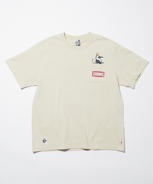 「CHUMS」 半袖Tシャツ X-LARGE ホワイト メンズ_画像2