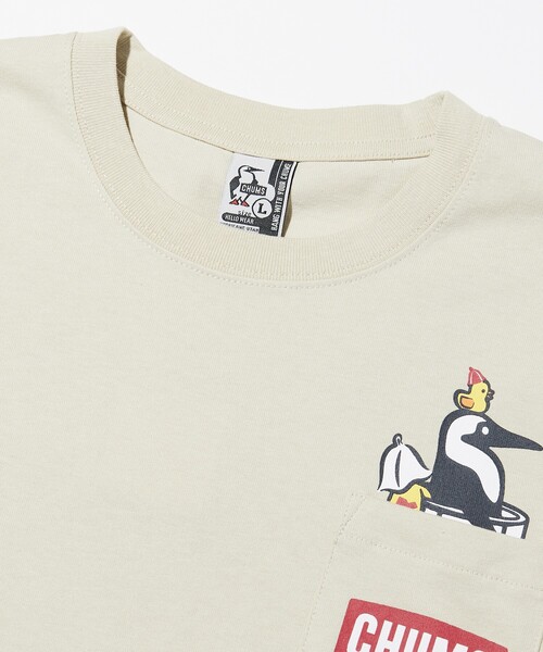 「CHUMS」 半袖Tシャツ X-LARGE ホワイト メンズ_画像3