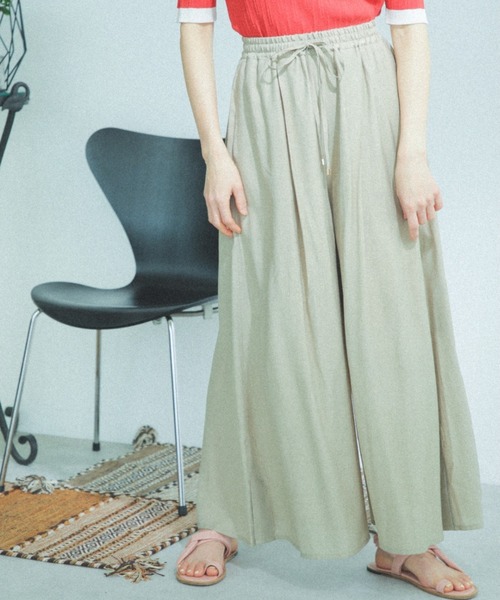 「ROSE BUD」 イージーパンツ FREE ベージュ レディース_画像3