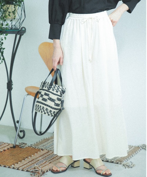 「ROSE BUD」 イージーパンツ FREE ベージュ レディース_画像4