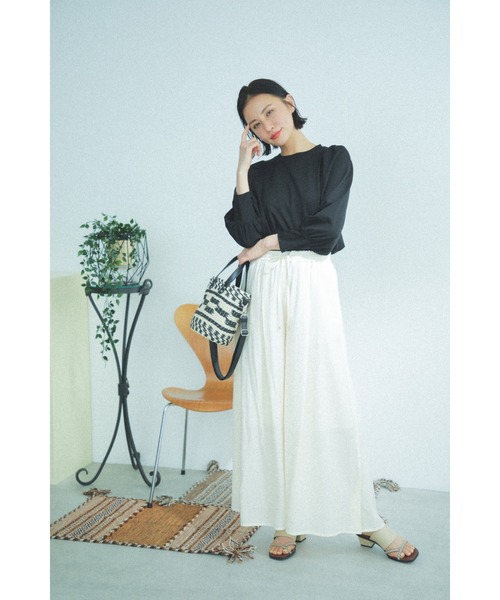 「ROSE BUD」 イージーパンツ FREE ベージュ レディース_画像10