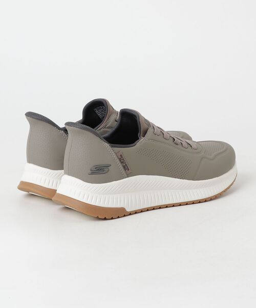 「SKECHERS」 ローカットスニーカー 26.0cm ベージュ メンズ_画像2
