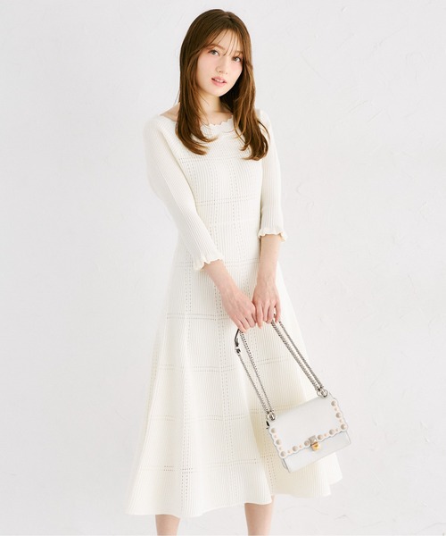 tocco closet（トッコ クローゼット） ワンピース 袖口フリル付き