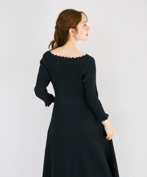tocco closet（トッコ クローゼット） ワンピース 袖口フリル付き