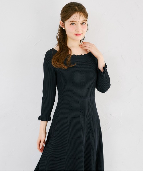 tocco closet（トッコ クローゼット） ワンピース 袖口フリル付き