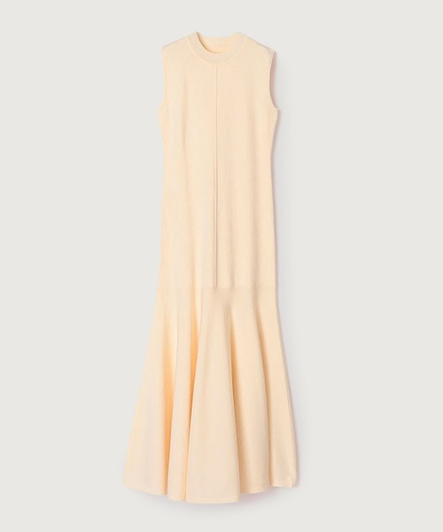 「anuans」 ニットワンピース MEDIUM ブルー レディースの画像