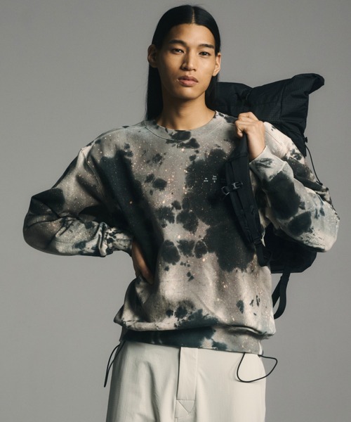 bal（バル） トレーナー スウェット 裏起毛 LOGO TIE DYE CREW SWEAT 