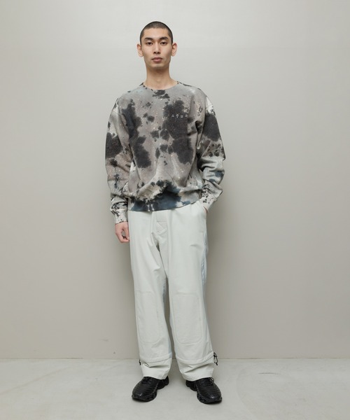 bal（バル） トレーナー スウェット 裏起毛 LOGO TIE DYE CREW SWEAT