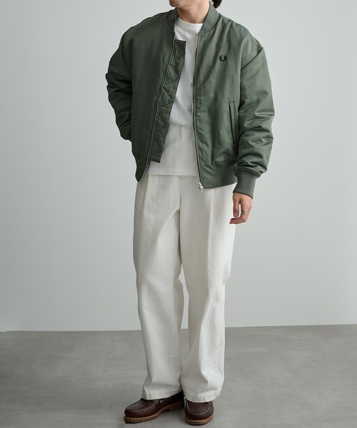 m*f様 Fred Perry フレッドペリー　ジャケット ライトグリーン FRED PERRY（フレッドペリー） ブルゾン アウター 「FRED PERRY