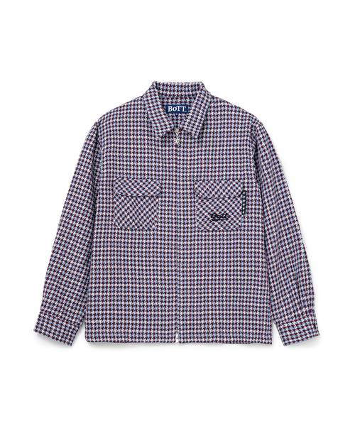Bott 25AW Fooded Flannel Shirt M 新品未使用 BoTT（ボット） シャツ Zip-up Flannel Shirt メンズ レディース