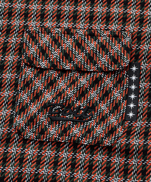 BoTT シャツ BoTT（ボット） シャツ Zip-up Flannel Shirt メンズ レディース
