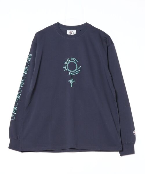 「CORPUS SELECT」 長袖Tシャツ M ネイビー メンズ_画像5