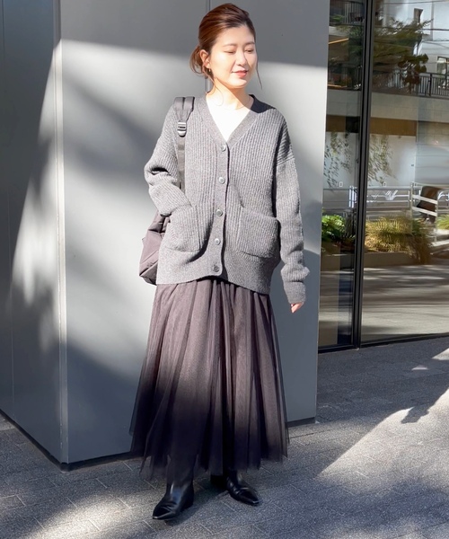 「Spick \u0026 Span」 フレアスカート 36 ブラック レディースの画像